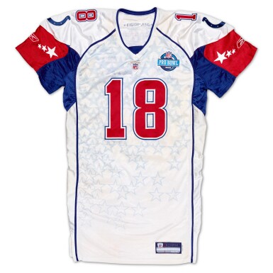 View full screen - View 1 of Lot 6. Peyton Manning AFC Pro Bowl 2008 Game Worn Jersey.