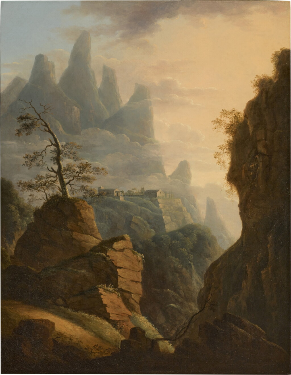 View full screen - View 1 of Lot 812. Romantic landscape.