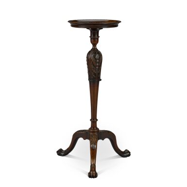 View full screen - View 1 of Lot 24. A George II mahogany tripod torchère.