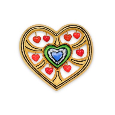View full screen - View 1 of Lot 73. ‘Arbre de Cœur’ (Heart Tree) Brooch/Pendant.
