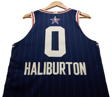 View full screen - View 1 of Lot 14. Tyrese Haliburton Game Worn ‘NBA All-Star Game’ Complete Uniform | First All-Star Game Start.