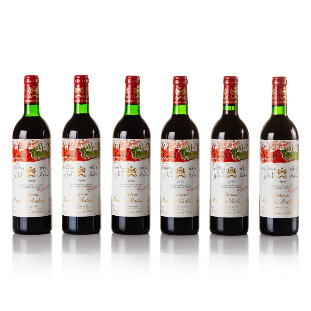 View full screen - View 1 of Lot 328. Château Mouton Rothschild 1989 (12 BT).