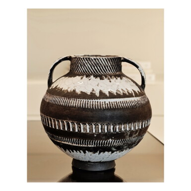 View full screen - View 1 of Lot 113. Two-Handled Vase.