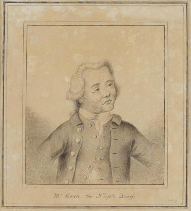 View full screen - View 1 of Lot 180. Coan, John | An original sketch of the Norfolk Dwarf.