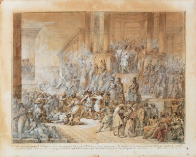 View full screen - View 1 of Lot 98. JACQUES GAMELIN | SYLLA HAVING FREED THE CENTURION .