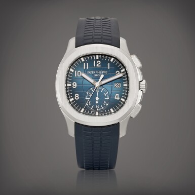 View full screen - View 1 of Lot 2237. Aquanaut Chronograph, Reference 5968 | A white gold chronograph wristwatch with date, Circa 2021 | 百達翡麗 | AQUANAUT CHRONOGRAPH 型號5968 | 白金計時腕錶,備日期顯示,約2021年製.