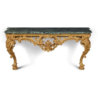 View full screen - View 1 of Lot 69. A George II Giltwood Console Table, Circa 1755.