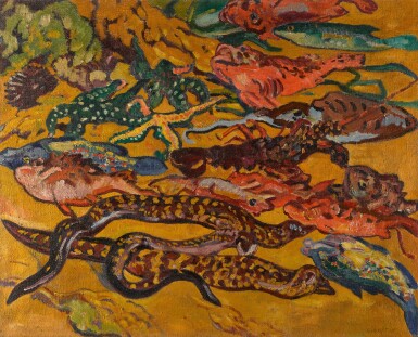 View full screen - View 1 of Lot 484. Les poissons.