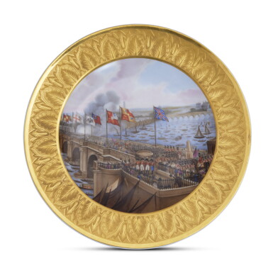 View full screen - View 1 of Lot 117. A Berlin (K.P.M) Plate, Circa 1820.