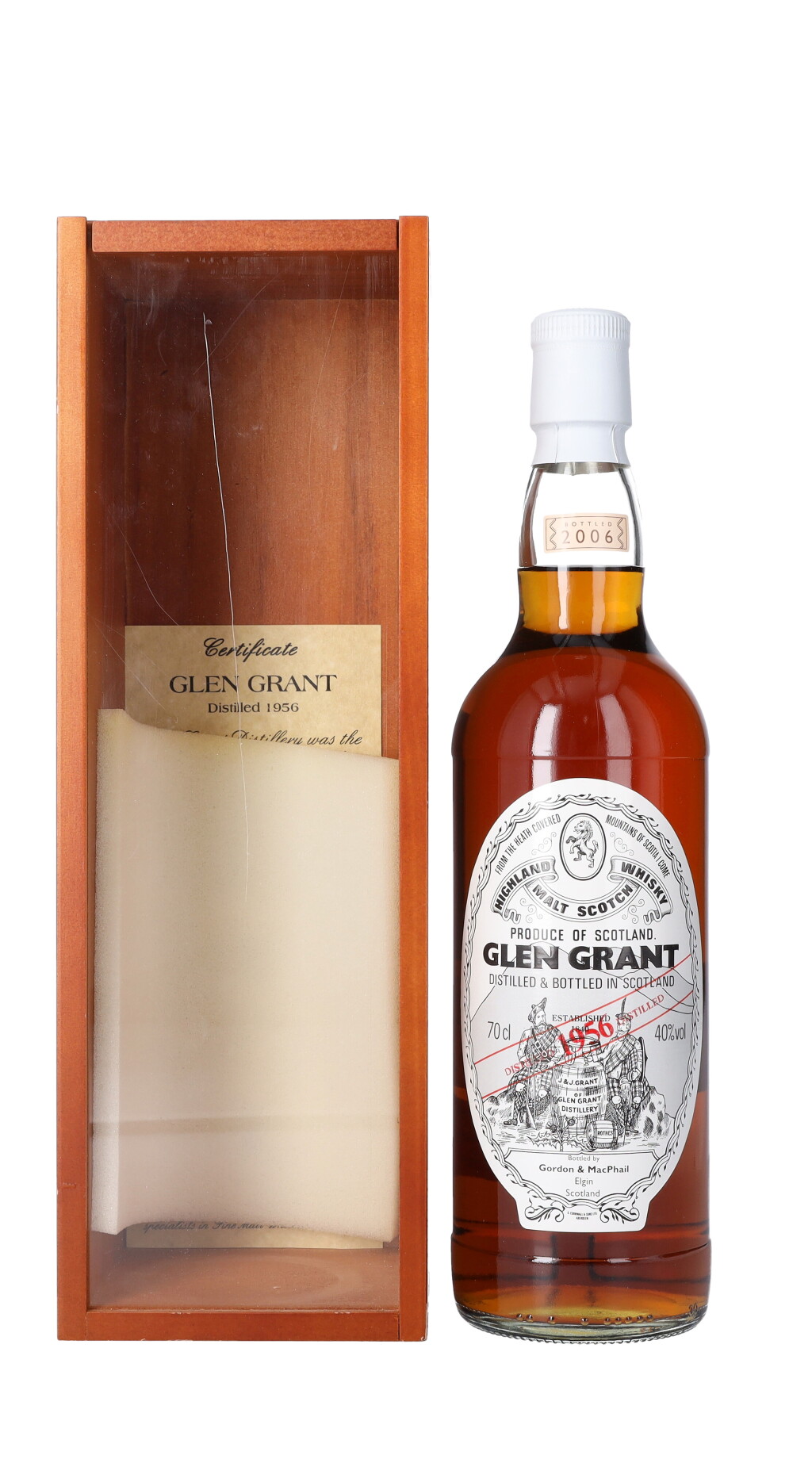 View full screen - View 1 of Lot 5536. Glen Grant Gordon & MacPhail 40.0 abv 1956 (1 BT70).