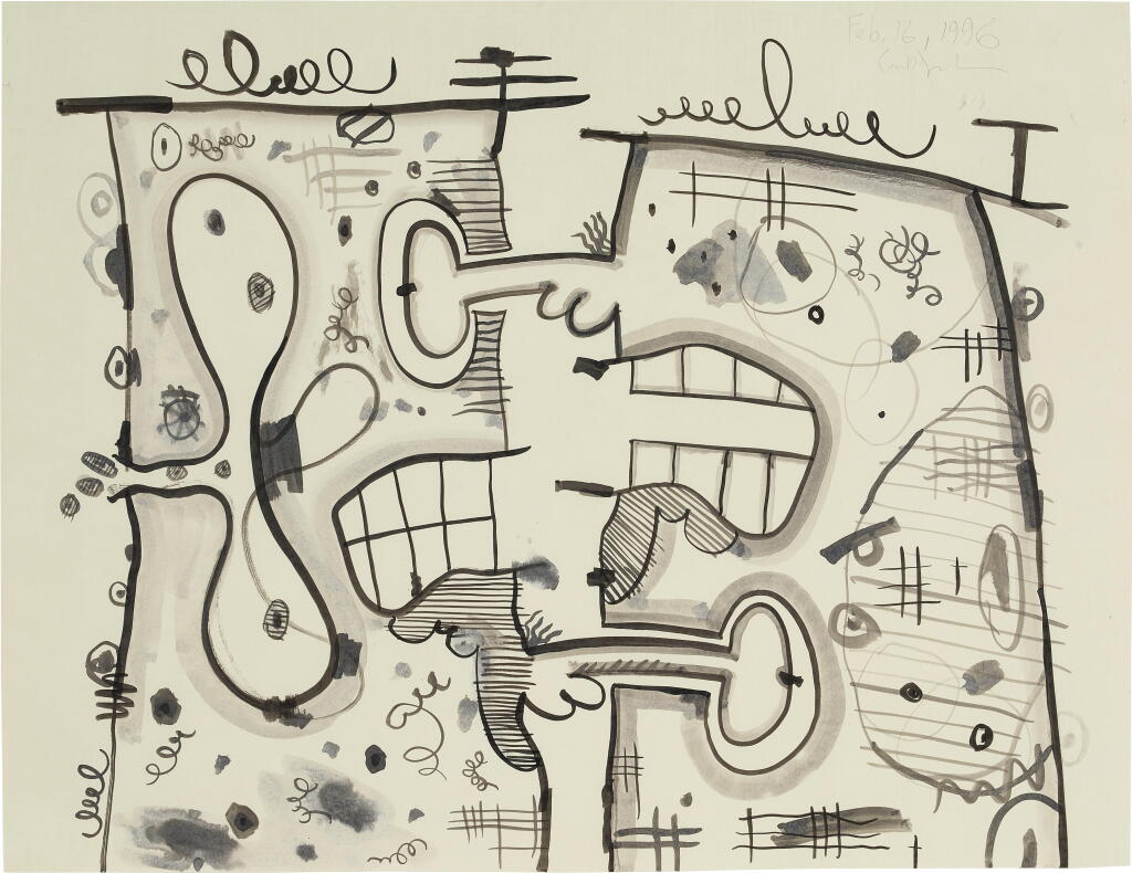 View full screen - View 1 of Lot 30. Demons with Markings (Face to Face 2/16/96).