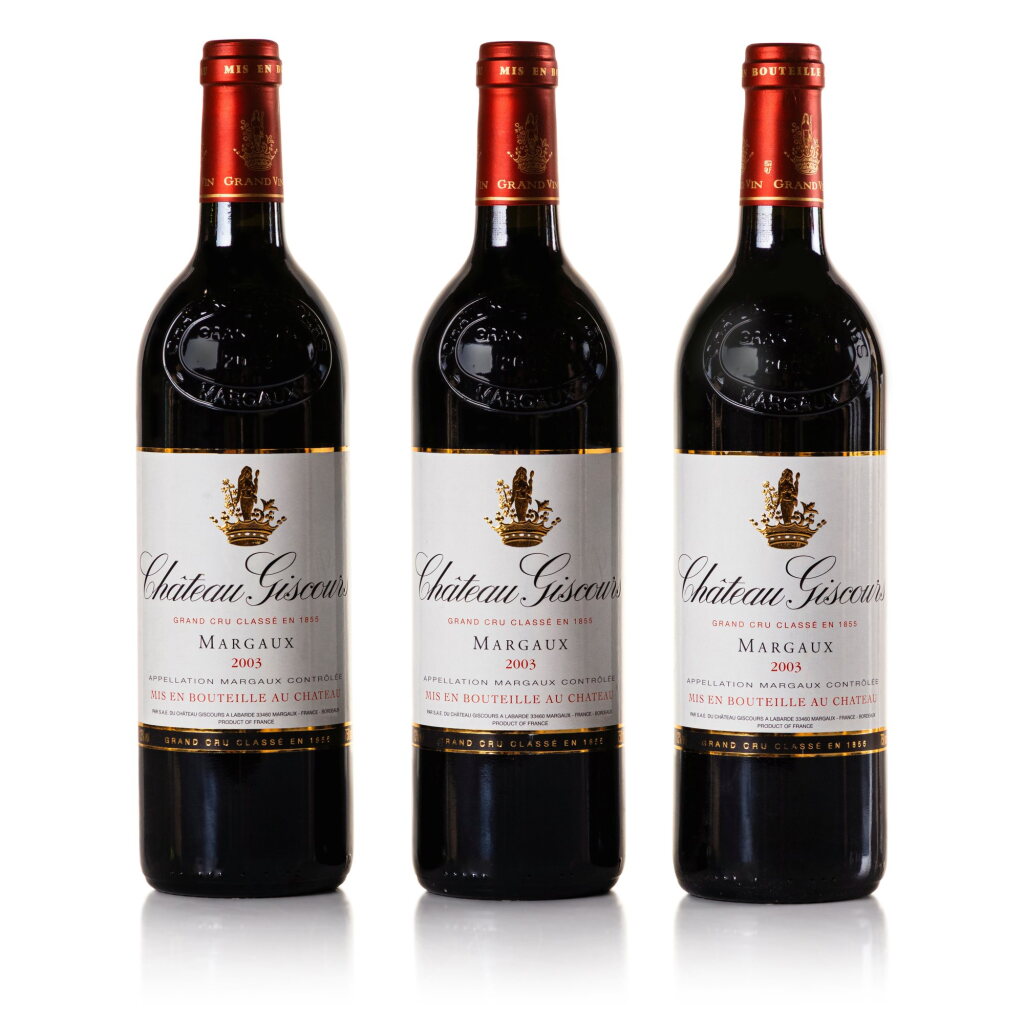 View full screen - View 1 of Lot 566. Château Giscours 2003 (3 BT).