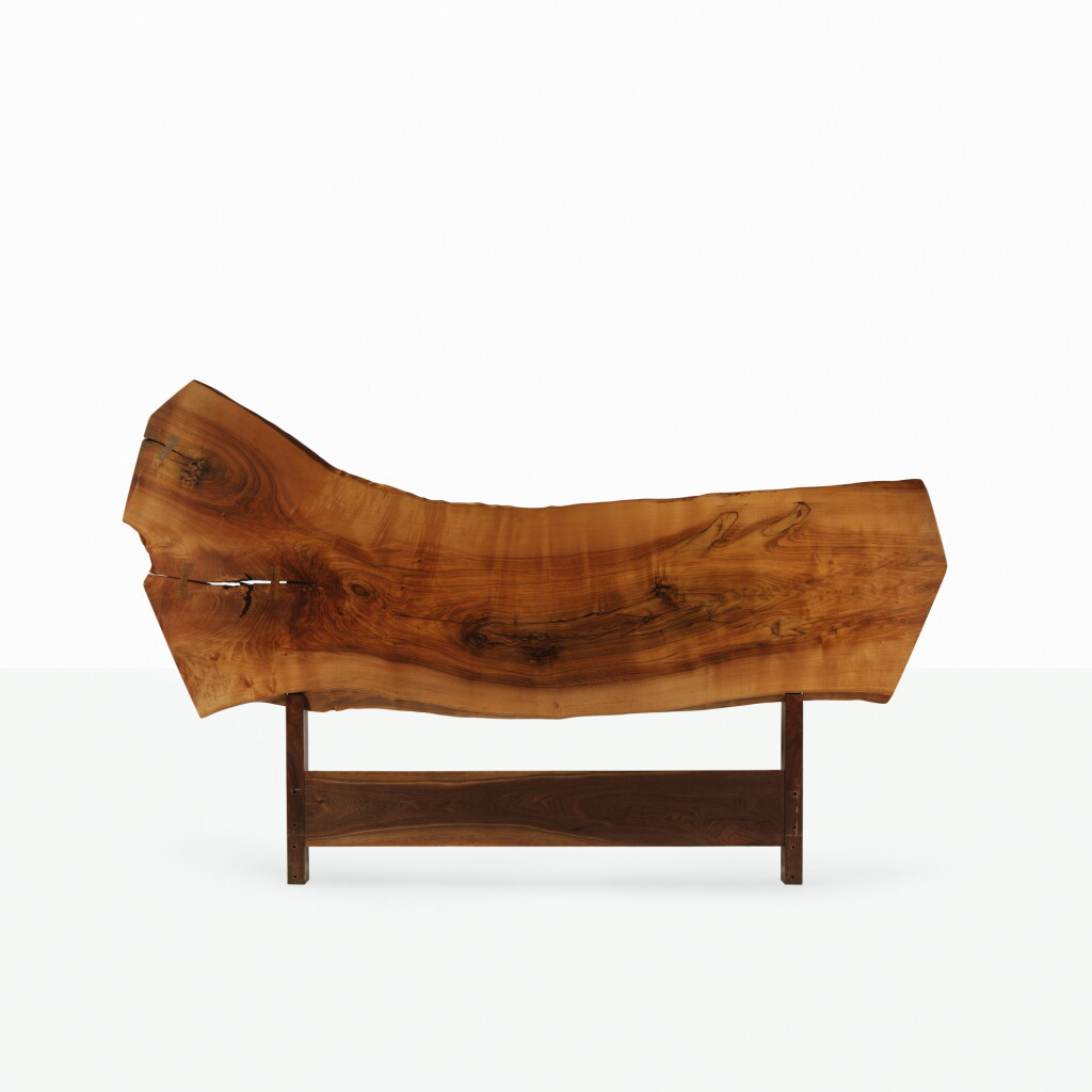 View full screen - View 1 of Lot 116. GEORGE NAKASHIMA | "SLAB" HEADBOARD.