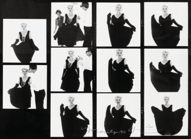 View full screen - View 1 of Lot 194. BERT STERN | MARILYN MONROE, PLANCHE CONTACT, 1962.