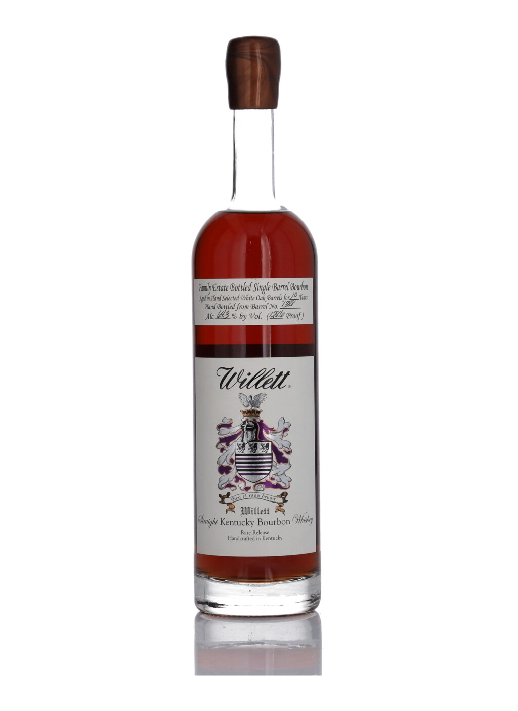 View full screen - View 1 of Lot 687. Willett Family Estate Single Barrel Bourbon 10 Year Old 128.6 proof NV (1 BT 75cl).