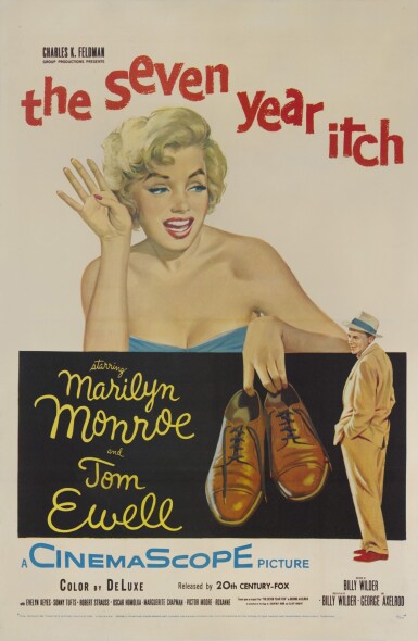 View full screen - View 1 of Lot 96. The Seven Year Itch (1955), poster, US.