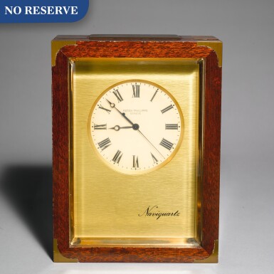 View full screen - View 1 of Lot 58. REFERENCE 1208 NAVIQUARTZ A BRASS CLOCK, MADE IN 1972.