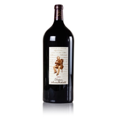 View full screen - View 1 of Lot 237. Château Mouton Rothschild 2003 (1 BT, 1 DM, 1 IMP).