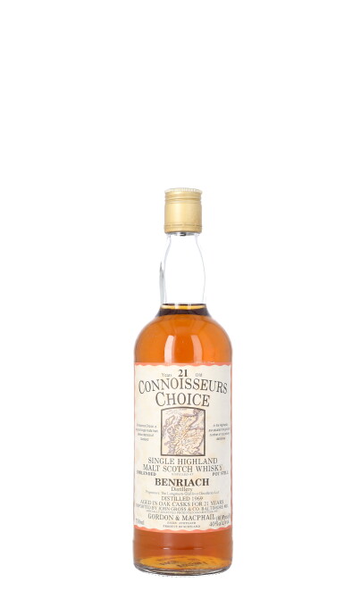 View full screen - View 1 of Lot 5325. Benriach Gordon & MacPhail Connoissuers Choice 21 Year Old 40.0 abv 1969 (1 BT75).