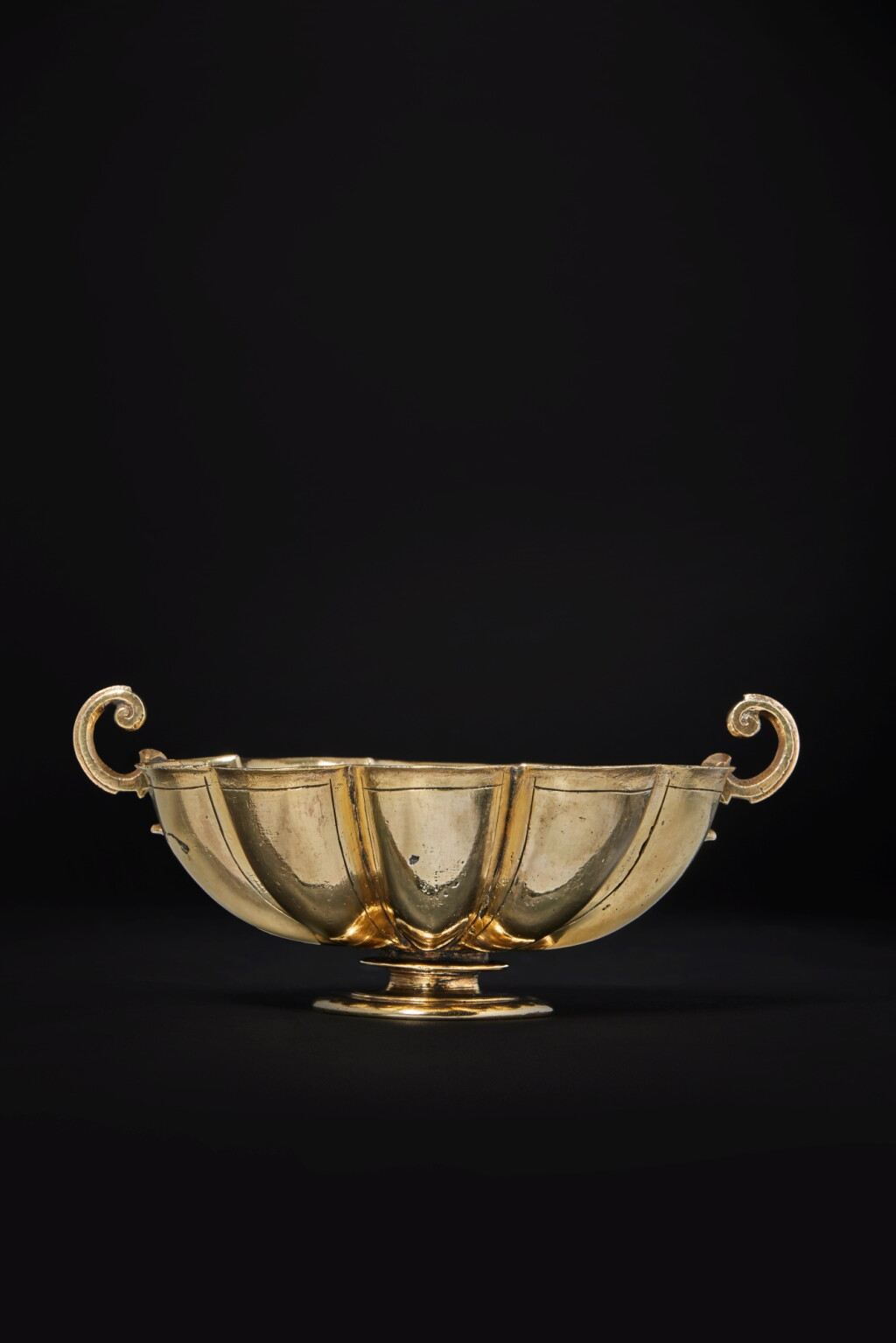View full screen - View 1 of Lot 6. A Rare Spanish Colonial Silver-Gilt Two-Handled Cup from the Atocha Shipwreck, Bogotá, Colombia, circa 1620.