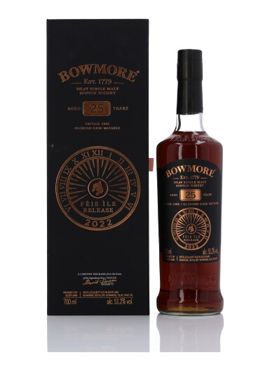 View full screen - View 1 of Lot 133. Bowmore 25 Year Old Feis Ile 2022 51.2 abv 1996 (1 Bottle 70cl).