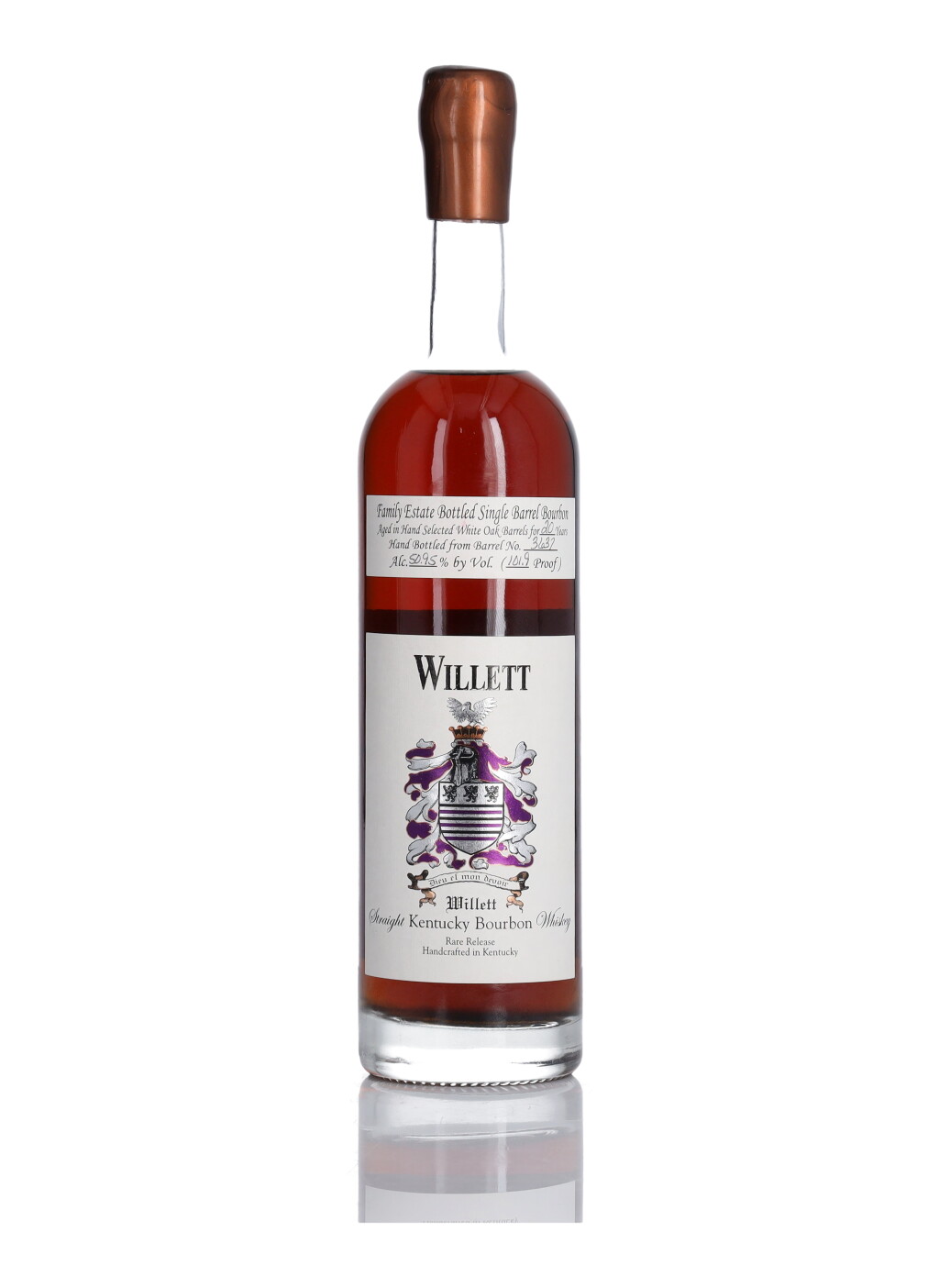 View full screen - View 1 of Lot 702. Willett Family Estate Single Barrel Bourbon 21 Year Old 101.9 Proof NV (1 BT 75cl).