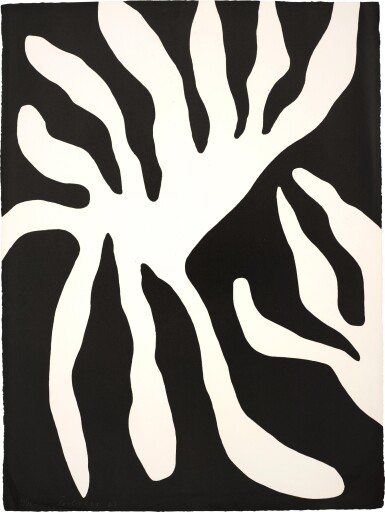 View full screen - View 1 of Lot 75. WILLIAM TURNBULL | BLACK LEAF FORM.
