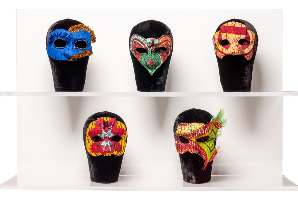View full screen - View 1 of Lot 35. YINKA SHONIBARE CBE | MASKS, UN BALLO IN MASCHERA, 2004.