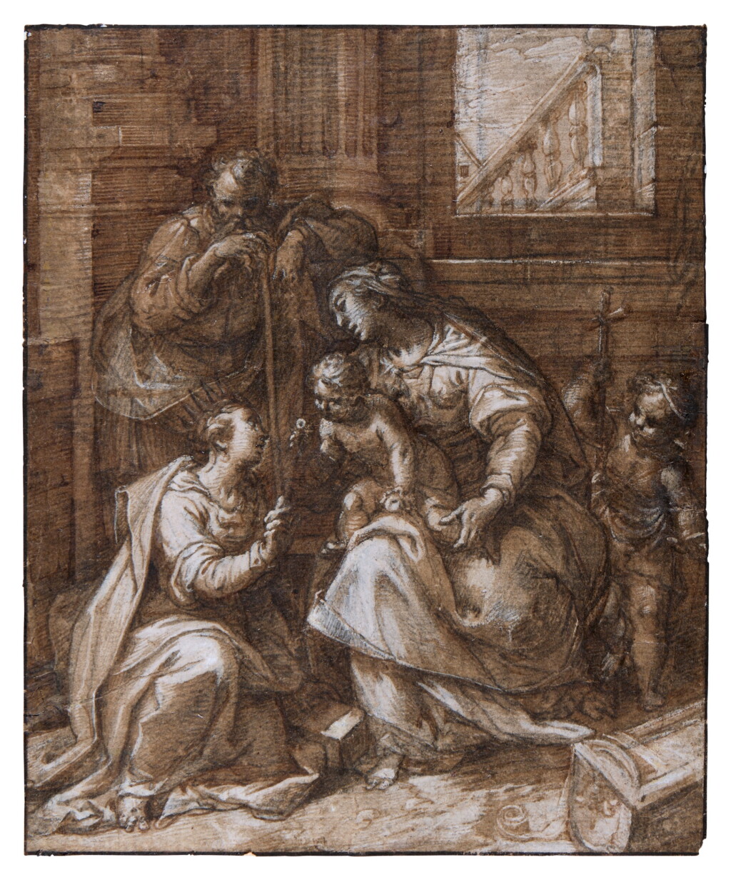 View full screen - View 1 of Lot 21. The Mystic Marriage of Saint Catherine.