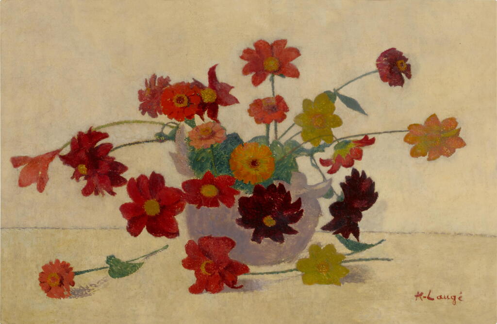 View full screen - View 1 of Lot 579. Bouquet de fleurs.