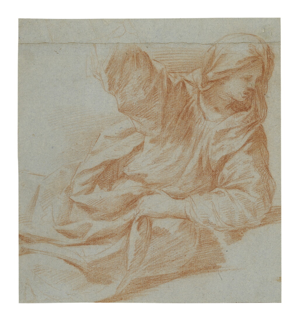 View full screen - View 1 of Lot 262. FLORENTINE SCHOOL, 17TH CENTURY | A FEMALE FIGURE STUDY.