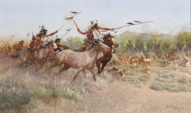 View full screen - View 1 of Lot 98. JOHN F. CLYMER | VICTORY RIDE.