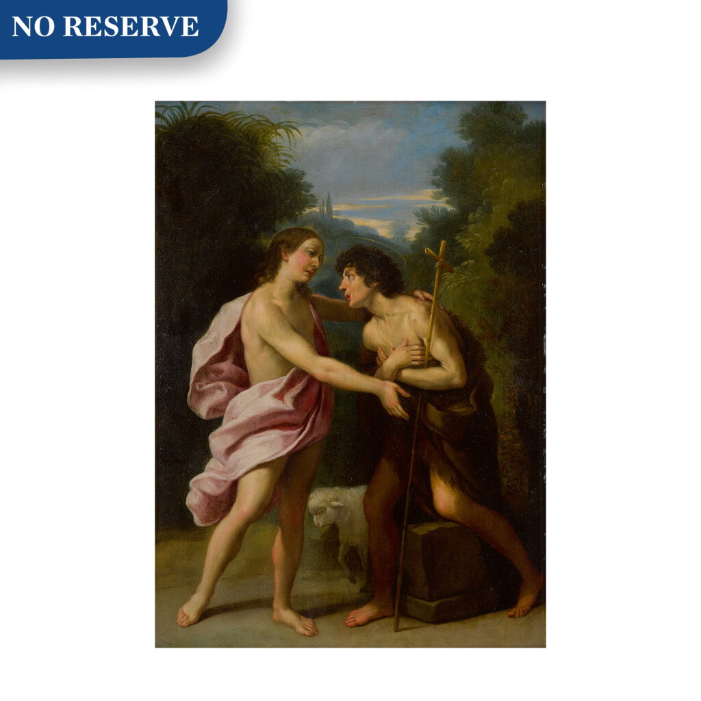 View full screen - View 1 of Lot 42. The Meeting of Christ and Saint John the Baptist.