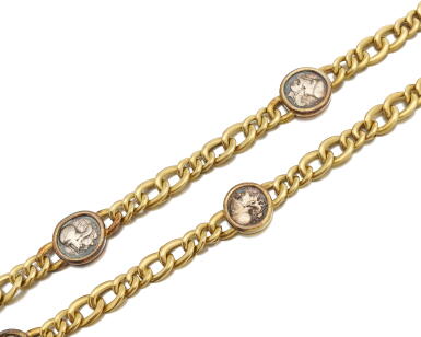 View full screen - View 1 of Lot 107. Collana Bulgari monete 1970 IT.