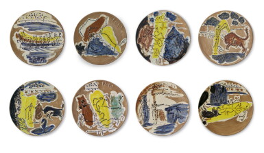View full screen - View 1 of Lot 53. Service Scènes de Corrida (A. R. 416-423).
