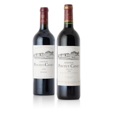 View full screen - View 1 of Lot 5579. Château Pontet Canet "Vertical" (3 BT).