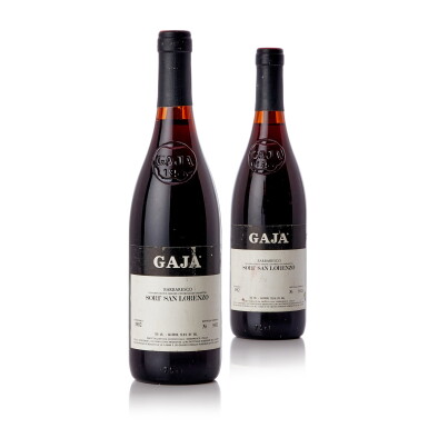 View full screen - View 1 of Lot 9430. Barbaresco, Sorì San Lorenzo 1982 Gaja (4 BT).