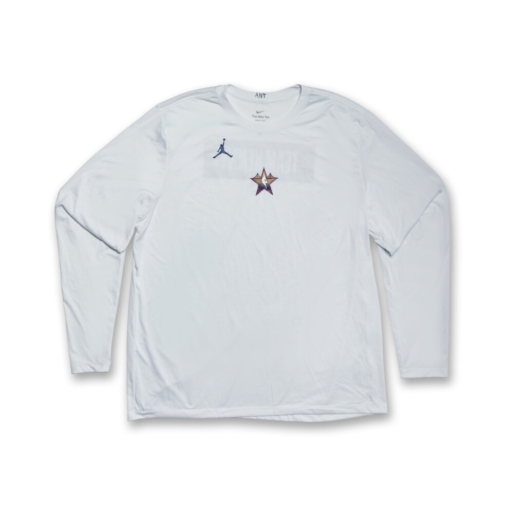 View full screen - View 1 of Lot 243. Anthony Edwards Worn ‘NBA All-Star Game’ Shooting Shirt .