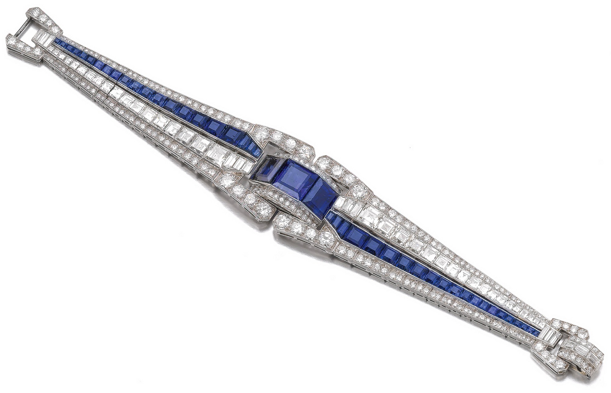 Drayson DRAYSON | SAPPHIRE AND DIAMOND BRACELET, CIRCA 1940 | Magnificent ...