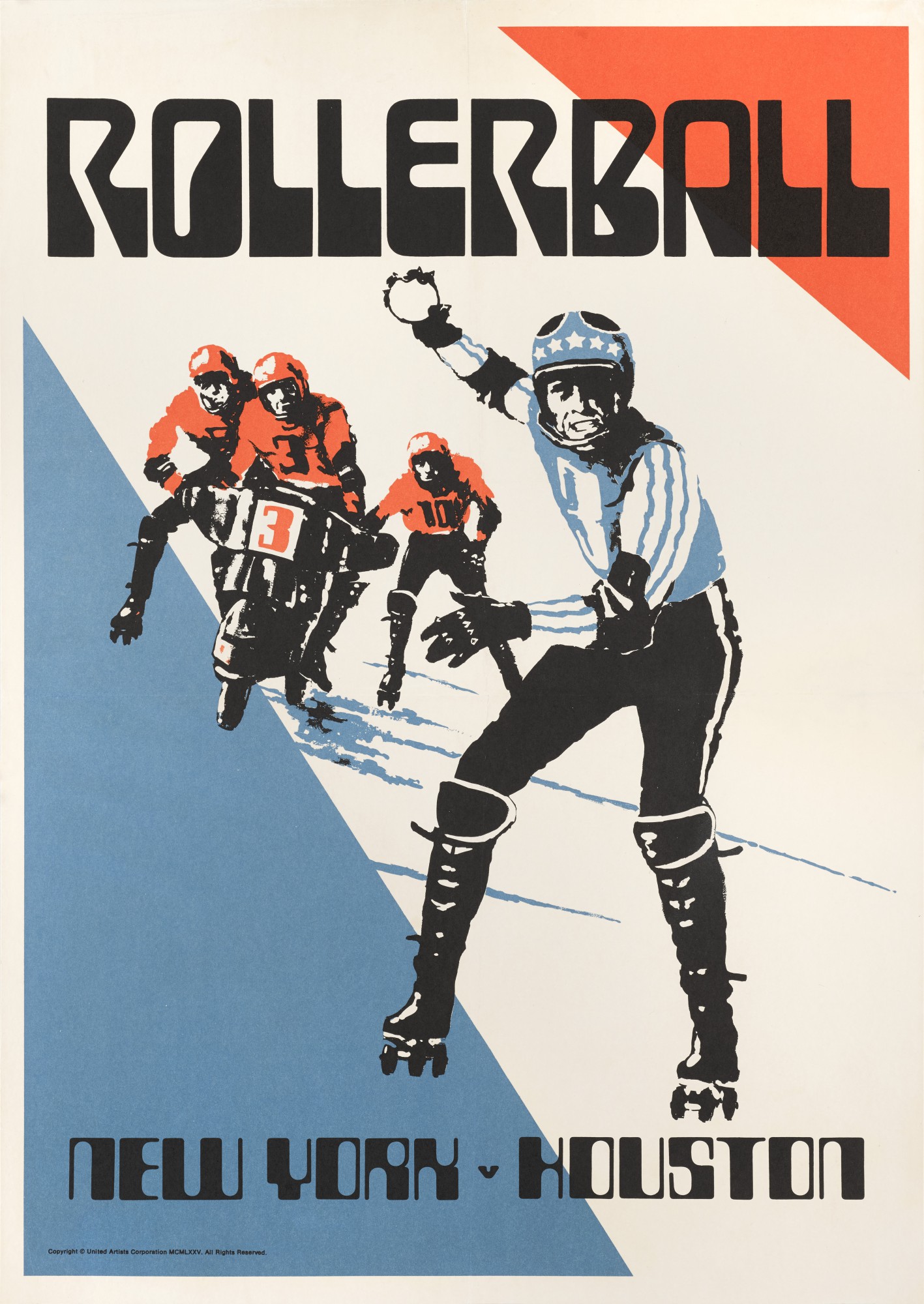 Rollerball (1975), set of 3 match posters, US Original Film Posters