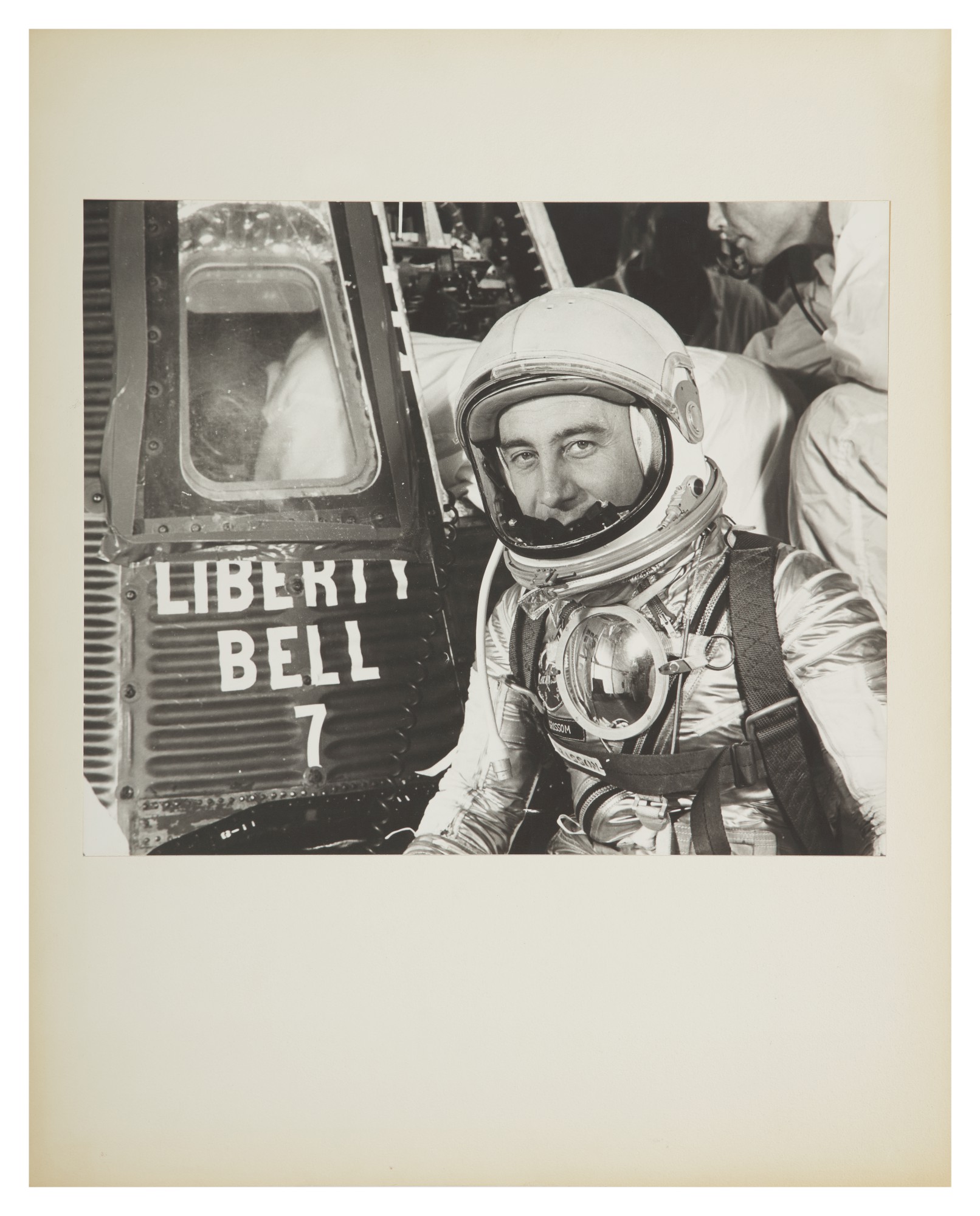 [MERCURY-REDSTONE 4] VINTAGE SILVER GELATIN PRINT OF GUS GRISSOM WITH ...