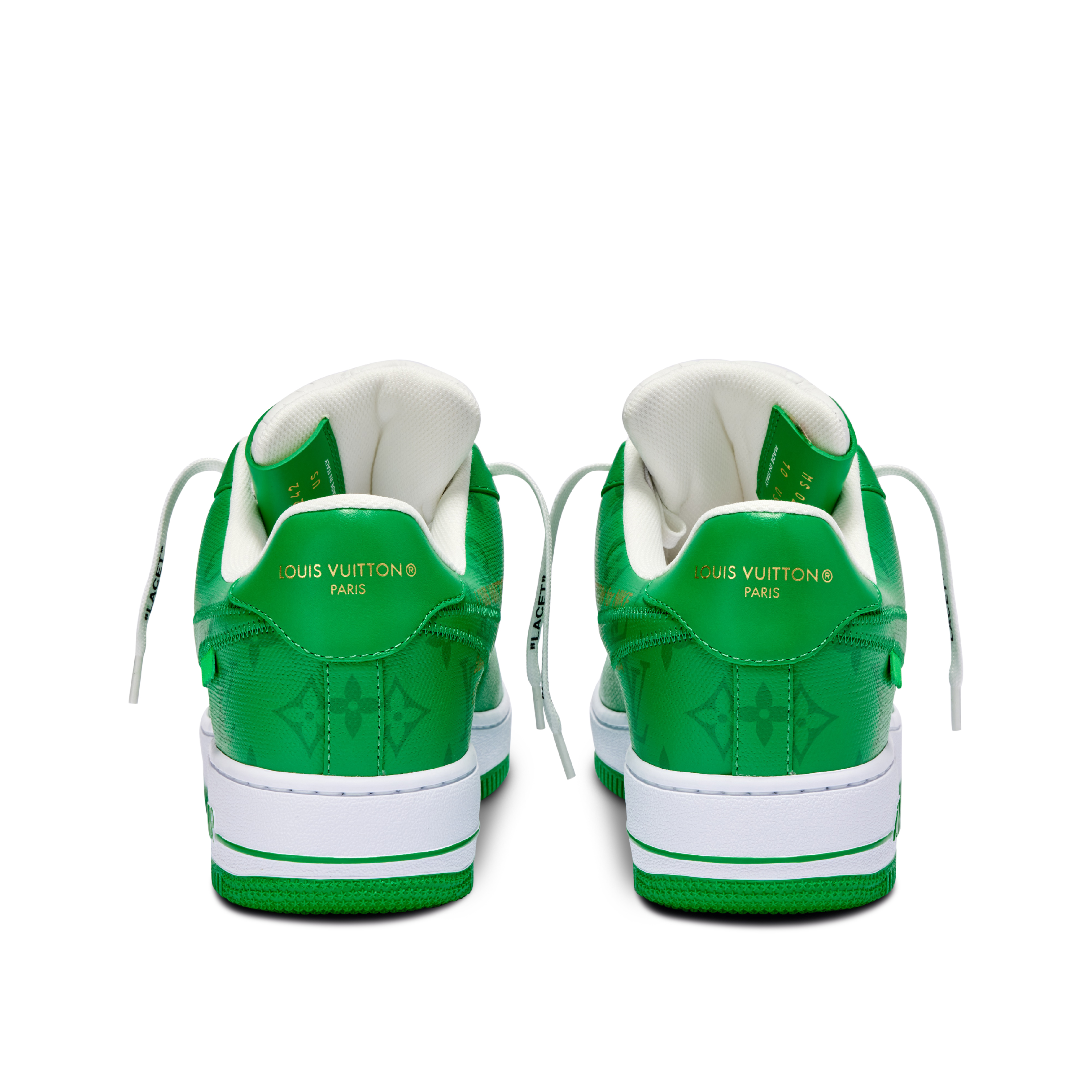 Green Nike Sneakers Louis Vuitton Air Force One Shoes Louis