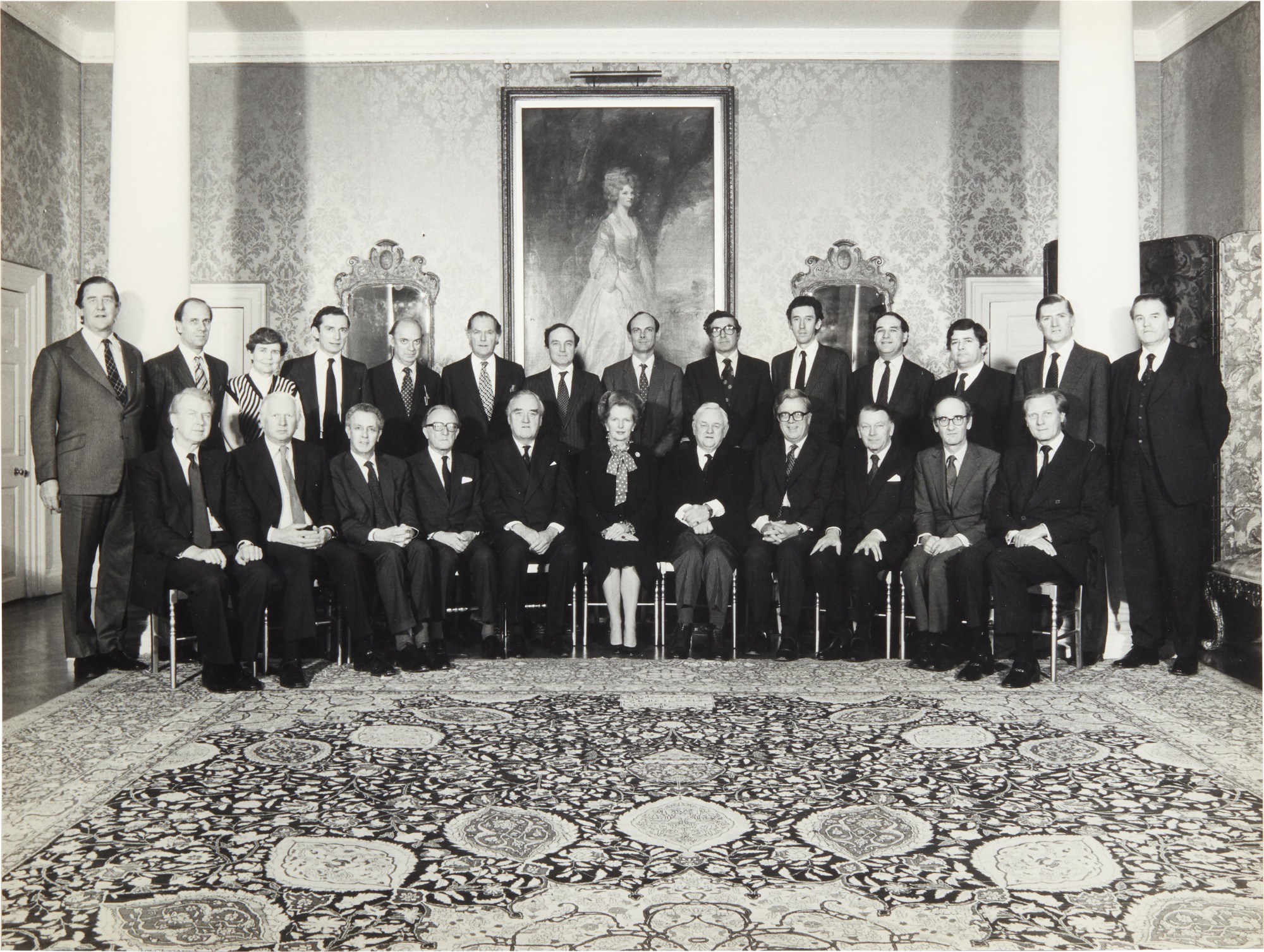 Margaret Thatcher Signed photo of her and her December 1981