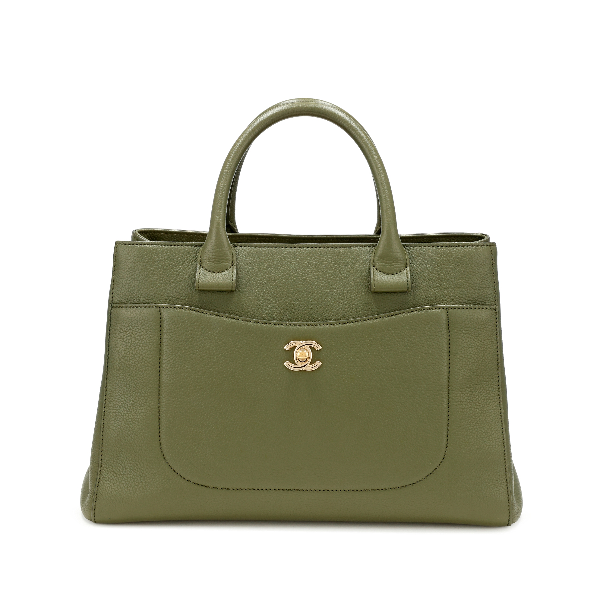 Chanel Vinyl Tote in Green main image 1