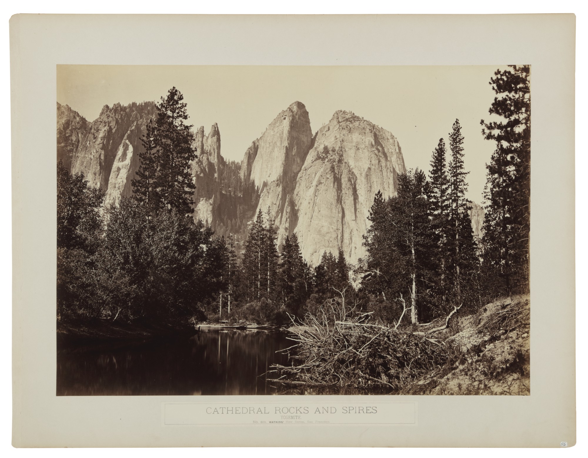 'Cathedral Rocks and Spires Yosemite' Photographs 2021 Sotheby's