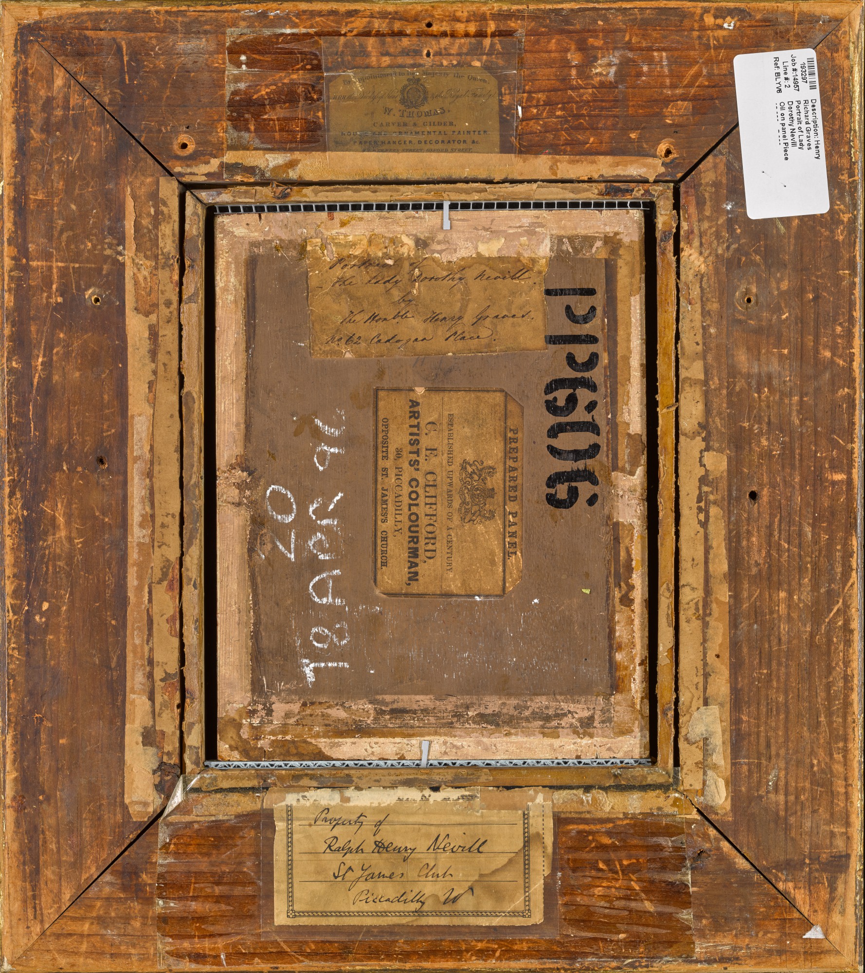 Portrait of the Lady Dorothy Nevill in Her Boudoir European & British