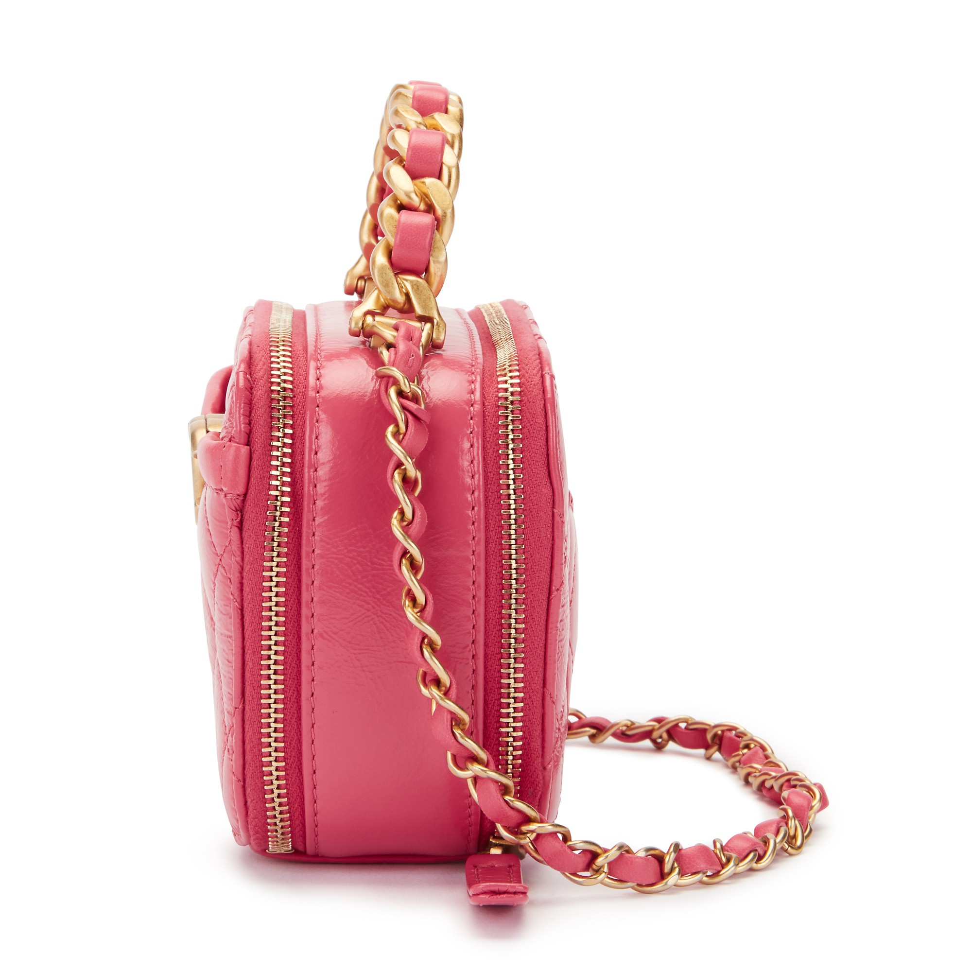 Chanel Chanel Pink Quilted Aged Glazed Calfskin Mini Vanity With Chain Gold  Hardware, 2020 Available For Immediate Sale At Sotheby's