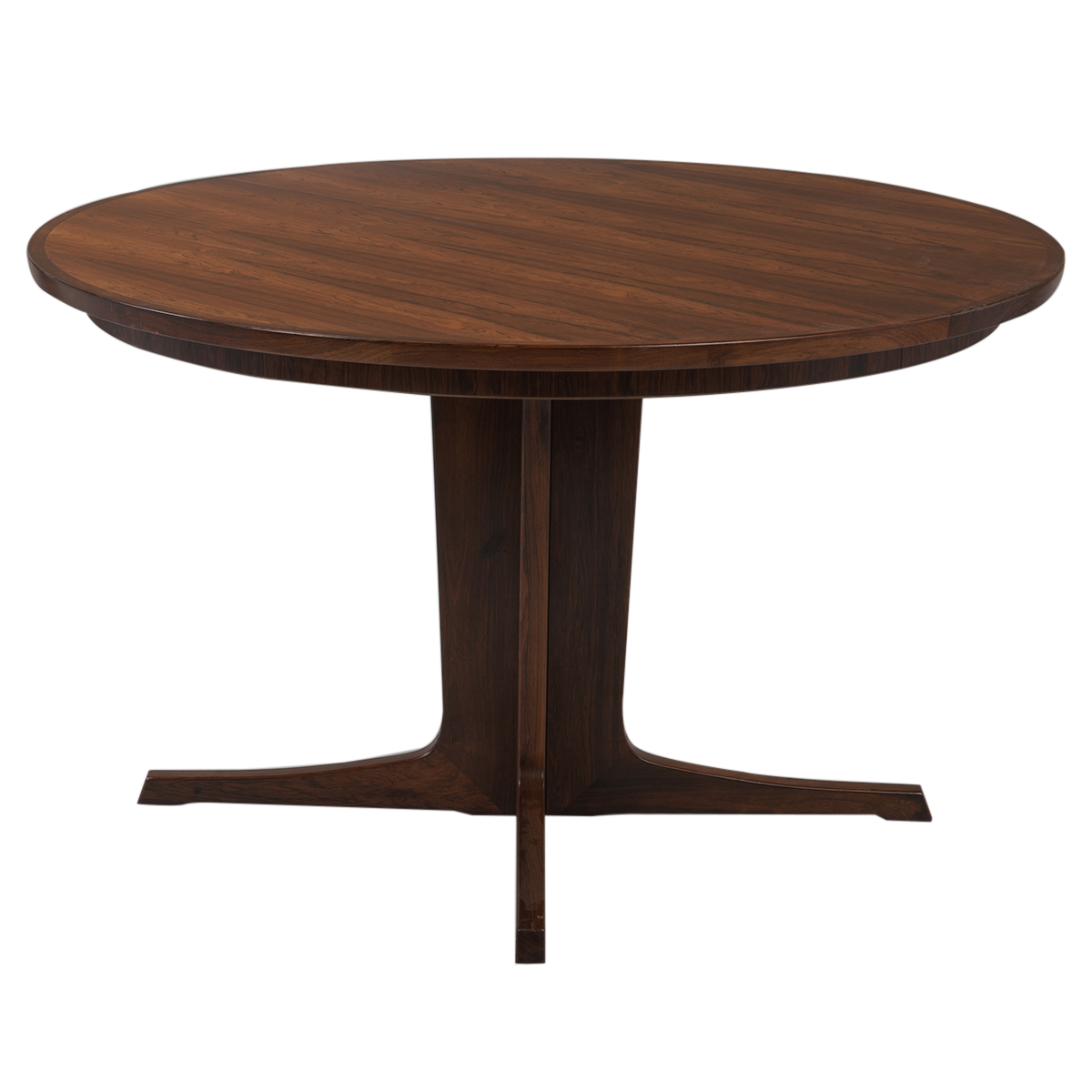 Bernhard Pedersen & Son Vintage Expandable Pedestal Dining Table