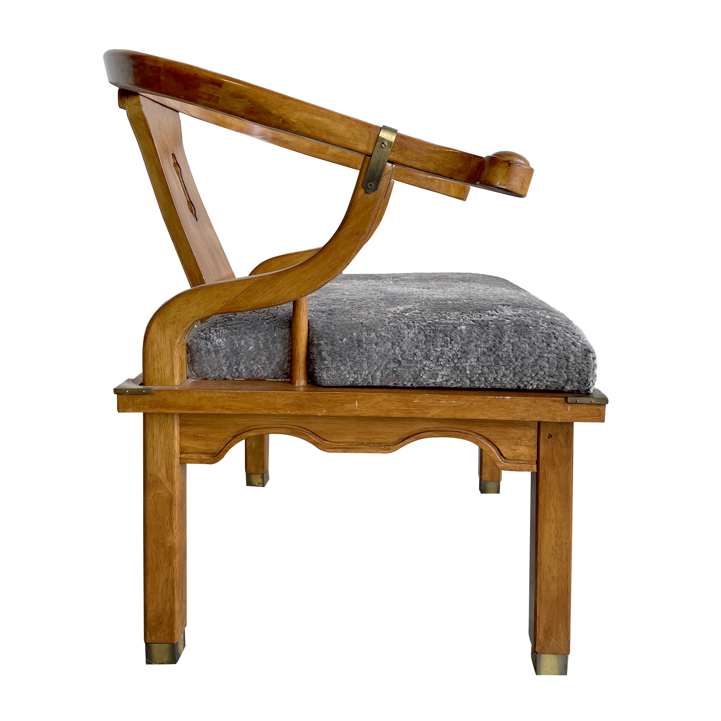 Century Furniture, James Mont Vintage Mid Century Ming Boucle