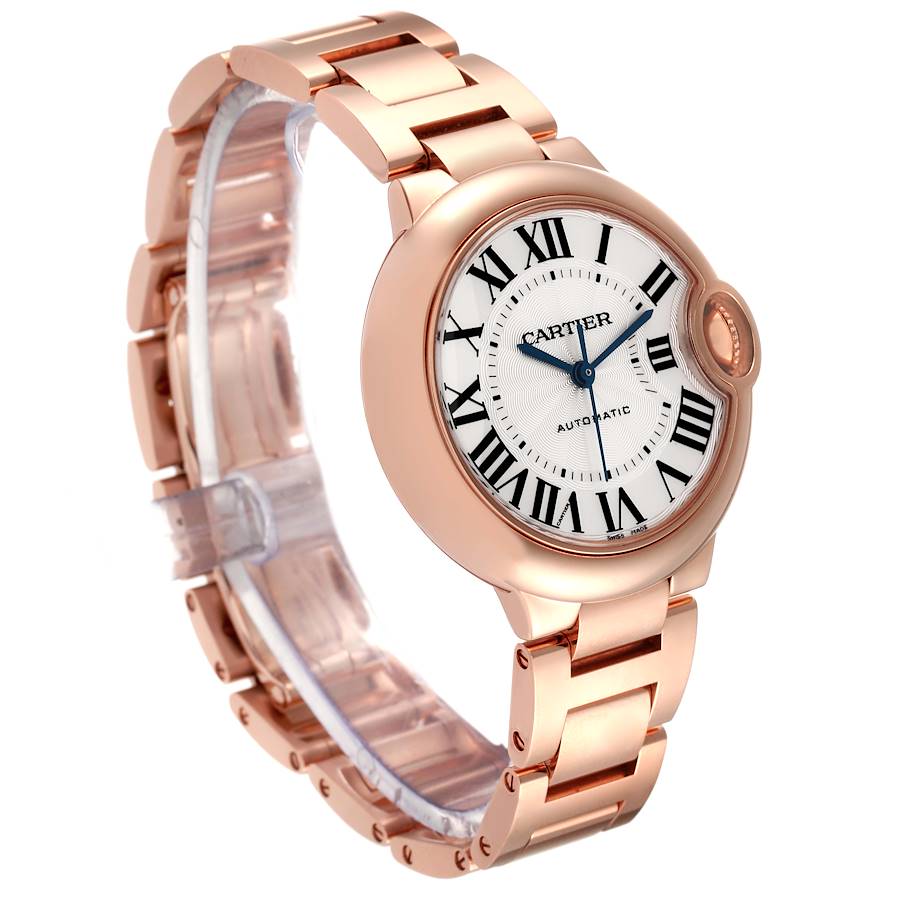 Cartier Ballon Bleu (Reference WGBB0042). A rose gold automatic wristwatch. - Image 4